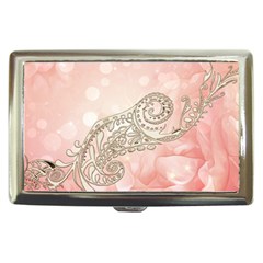 Wonderful Soft Flowers With Floral Elements Cigarette Money Cases by FantasyWorld7