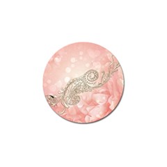 Wonderful Soft Flowers With Floral Elements Golf Ball Marker by FantasyWorld7