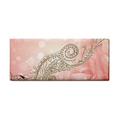 Wonderful Soft Flowers With Floral Elements Hand Towel by FantasyWorld7