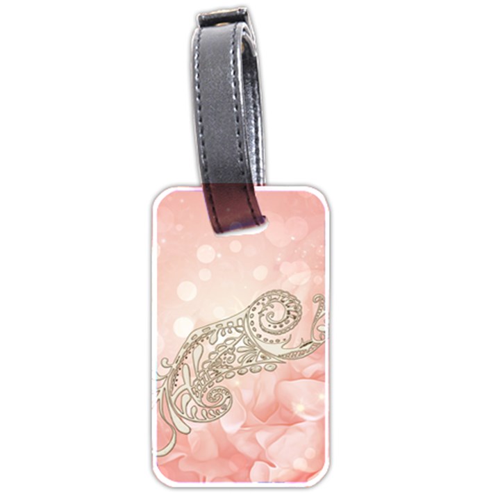 Wonderful Soft Flowers With Floral Elements Luggage Tags (Two Sides)