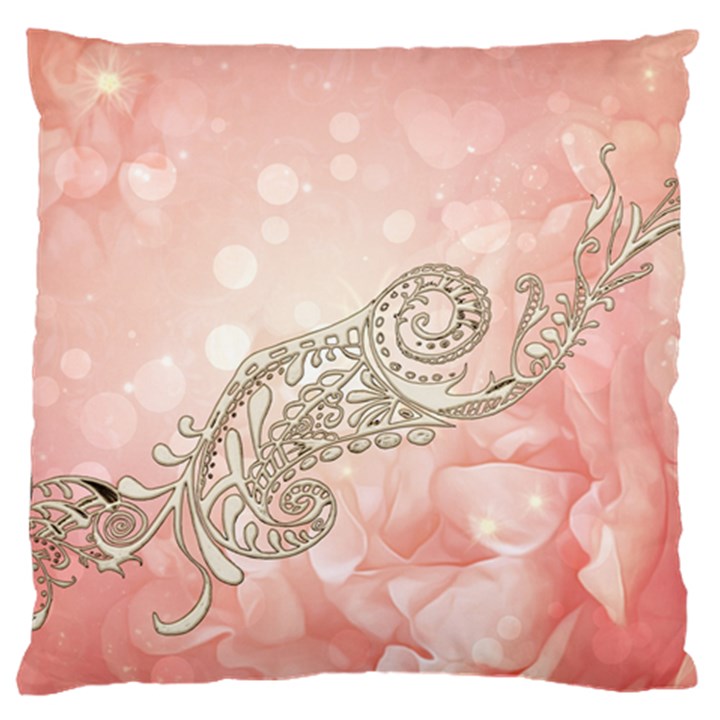 Wonderful Soft Flowers With Floral Elements Standard Flano Cushion Case (Two Sides)