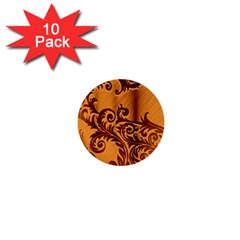 Floral Vintage 1  Mini Buttons (10 Pack)  by Sapixe