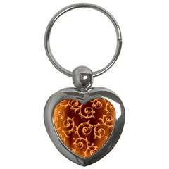 Floral Vintage Key Chains (heart)  by Sapixe