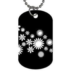 Flower Power Flowers Ornament Dog Tag (one Side) by Sapixe