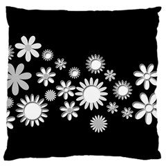 Flower Power Flowers Ornament Large Cushion Case (one Side) by Sapixe