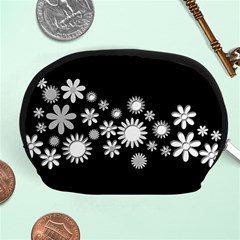 Flower Power Flowers Ornament Accessory Pouches (medium)  by Sapixe