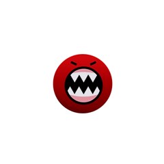 Funny Angry 1  Mini Buttons