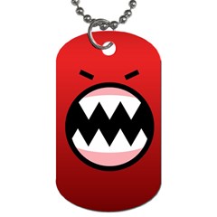 Funny Angry Dog Tag (one Side) by Sapixe