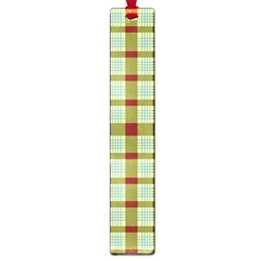 Geometric Tartan Pattern Square Large Book Marks by Sapixe