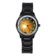 Future City Stainless Steel Round Watch