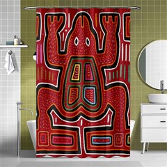 Frog Pattern Shower Curtain 48  X 72  (small)  by Sapixe