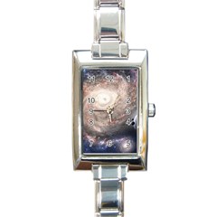 Galaxy Star Planet Rectangle Italian Charm Watch by Sapixe