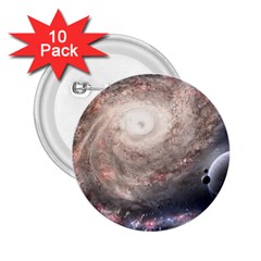 Galaxy Star Planet 2 25  Buttons (10 Pack)  by Sapixe