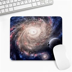 Galaxy Star Planet Large Mousepads by Sapixe