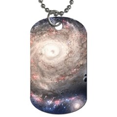 Galaxy Star Planet Dog Tag (two Sides) by Sapixe