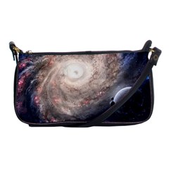 Galaxy Star Planet Shoulder Clutch Bags by Sapixe