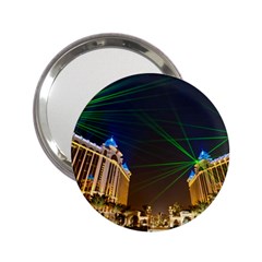 Galaxy Hotel Macau Cotai Laser Beams At Night 2 25  Handbag Mirrors by Sapixe