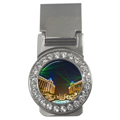 Galaxy Hotel Macau Cotai Laser Beams At Night Money Clips (cz)  by Sapixe