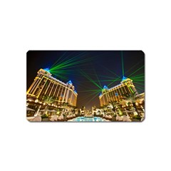 Galaxy Hotel Macau Cotai Laser Beams At Night Magnet (name Card) by Sapixe