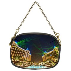 Galaxy Hotel Macau Cotai Laser Beams At Night Chain Purses (one Side)  by Sapixe