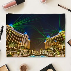 Galaxy Hotel Macau Cotai Laser Beams At Night Cosmetic Bag (xl) by Sapixe