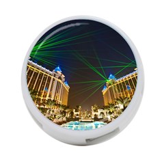 Galaxy Hotel Macau Cotai Laser Beams At Night 4-port Usb Hub (two Sides)  by Sapixe