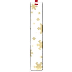 Gold Snow Flakes Snow Flake Pattern Large Book Marks by Sapixe