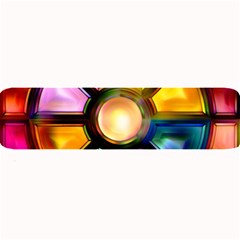 Glass Colorful Stained Glass Large Bar Mats by Sapixe