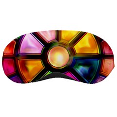 Glass Colorful Stained Glass Sleeping Masks by Sapixe