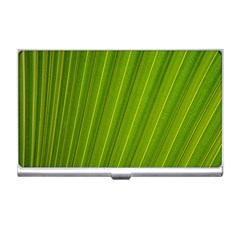 Green Leaf Pattern Plant Business Card Holders by Sapixe