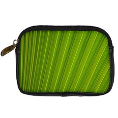 Green Leaf Pattern Plant Digital Camera Cases by Sapixe