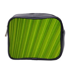 Green Leaf Pattern Plant Mini Toiletries Bag 2-side by Sapixe