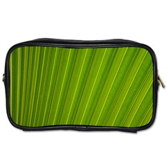 Green Leaf Pattern Plant Toiletries Bags by Sapixe