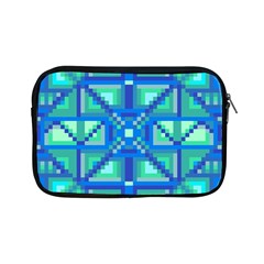 Grid Geometric Pattern Colorful Apple Ipad Mini Zipper Cases by Sapixe