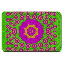 Decorative Festive Bohemic Ornate Style Large Doormat  by pepitasart