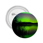 Green Northern Lights Canada 2.25  Buttons Front