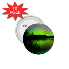 Green Northern Lights Canada 1 75  Buttons (10 Pack) by Sapixe