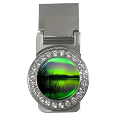 Green Northern Lights Canada Money Clips (cz)  by Sapixe