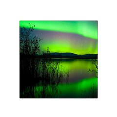 Green Northern Lights Canada Satin Bandana Scarf