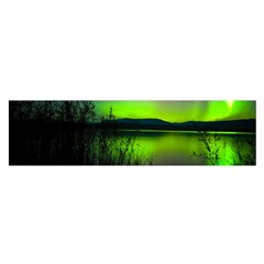 Green Northern Lights Canada Satin Scarf (oblong)