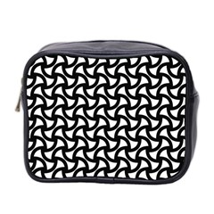 Grid Pattern Background Geometric Mini Toiletries Bag 2-side by Sapixe