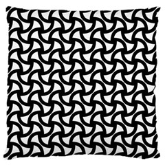 Grid Pattern Background Geometric Large Cushion Case (one Side) by Sapixe