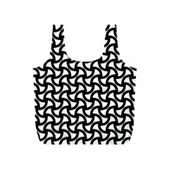 Grid Pattern Background Geometric Full Print Recycle Bags (s)  by Sapixe