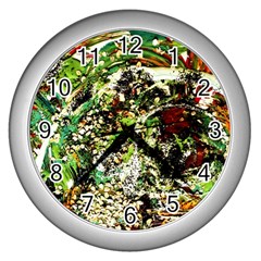 April   Birds Of Paradise 5 Wall Clocks (silver) 