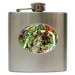 April   Birds Of Paradise 5 Hip Flask (6 Oz) by bestdesignintheworld