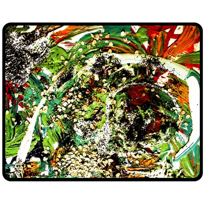 April   Birds Of Paradise 5 Fleece Blanket (Medium) 