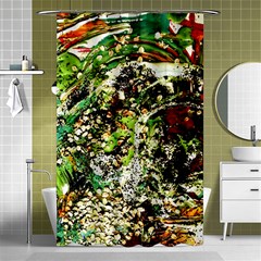 April   Birds Of Paradise 5 Shower Curtain 48  X 72  (small)  by bestdesignintheworld