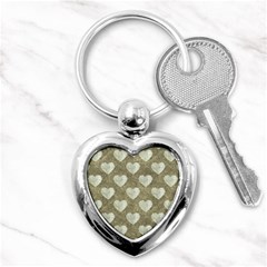 Hearts Motif Pattern Key Chains (heart)  by dflcprints