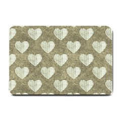 Hearts Motif Pattern Small Doormat  by dflcprints