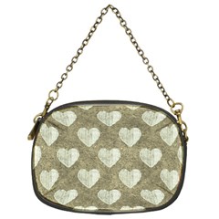 Hearts Motif Pattern Chain Purses (one Side)  by dflcprints